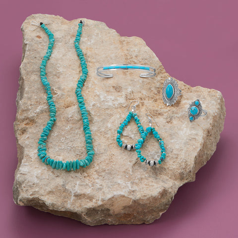 Native American Kingman Turquoise Cuff Bracelet